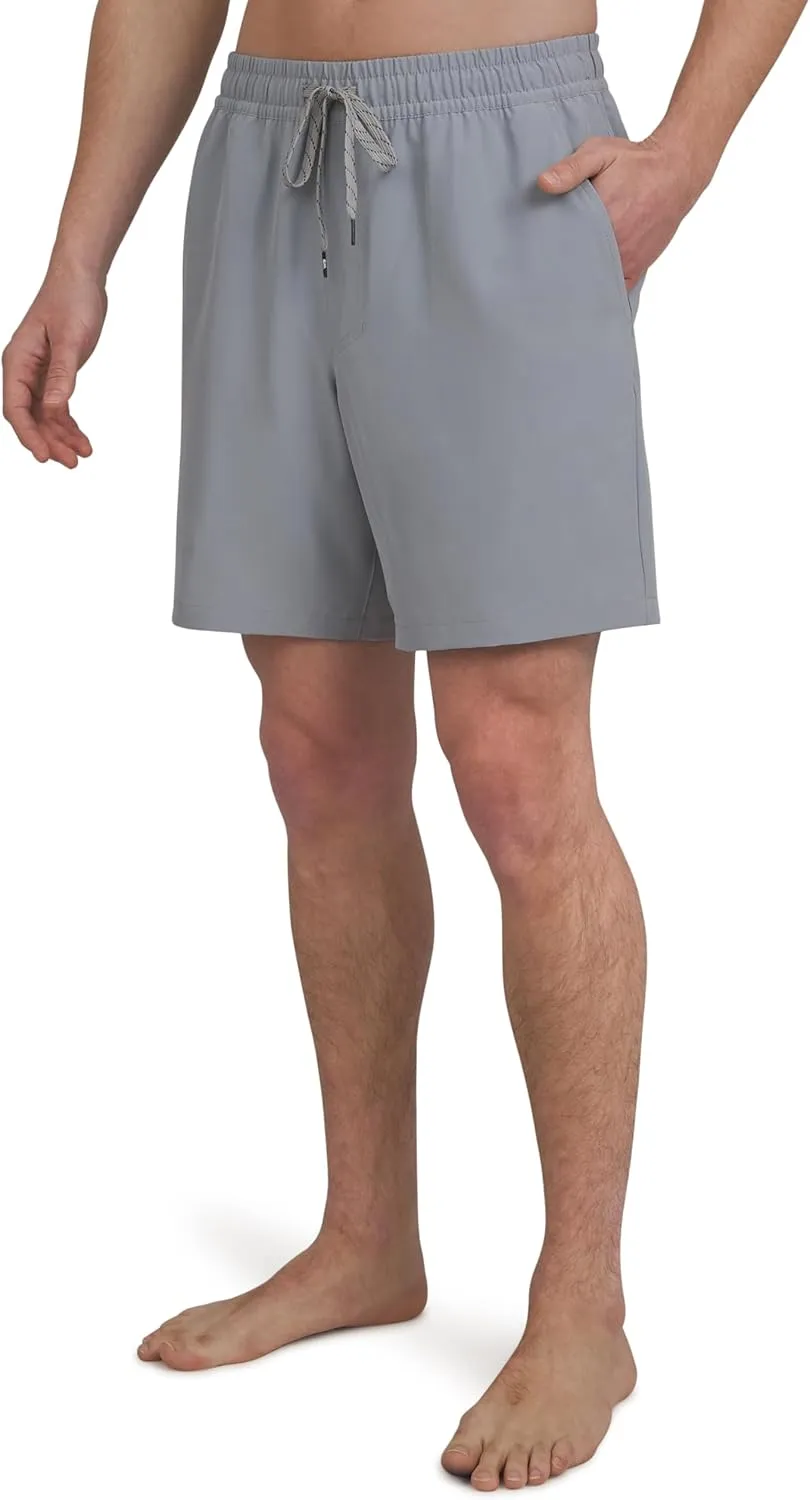 Quiksilver Men's Regular Fit Stretch Waist Water Friendly Active Hybrid Shorts (S-XXL)