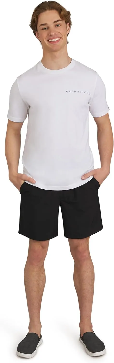 Quiksilver Men's Regular Fit Stretch Waist Water Friendly Active Hybrid Shorts (S-XXL)