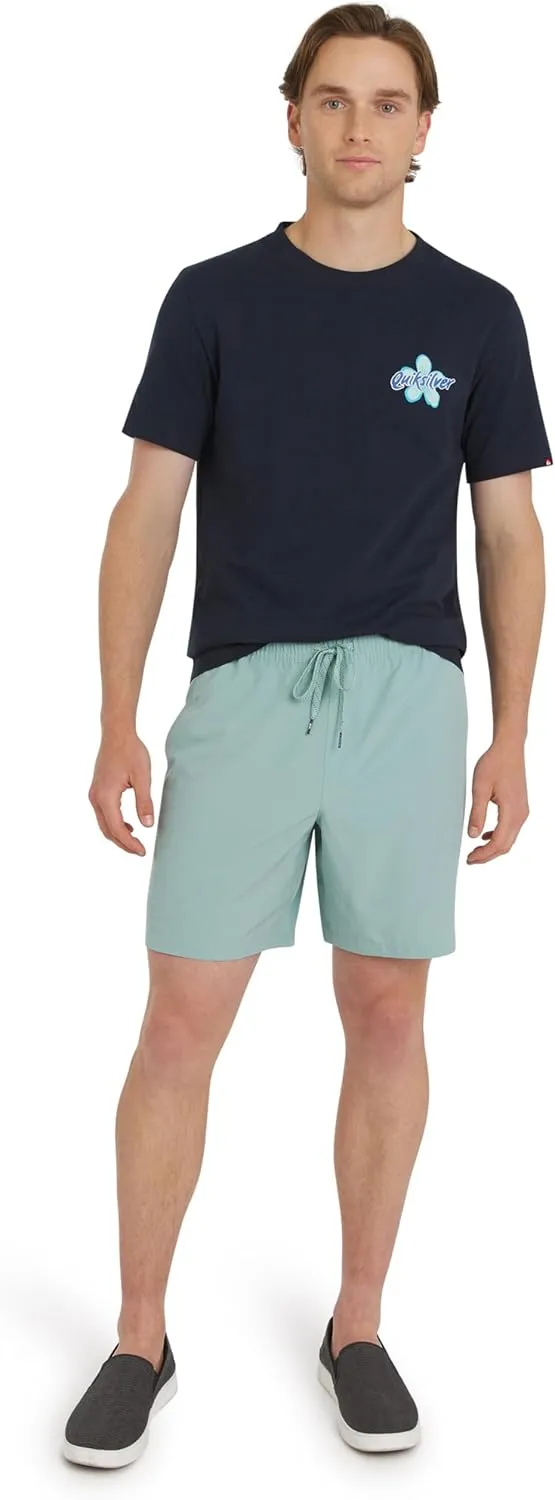 Quiksilver Men's Regular Fit Stretch Waist Water Friendly Active Hybrid Shorts (S-XXL)