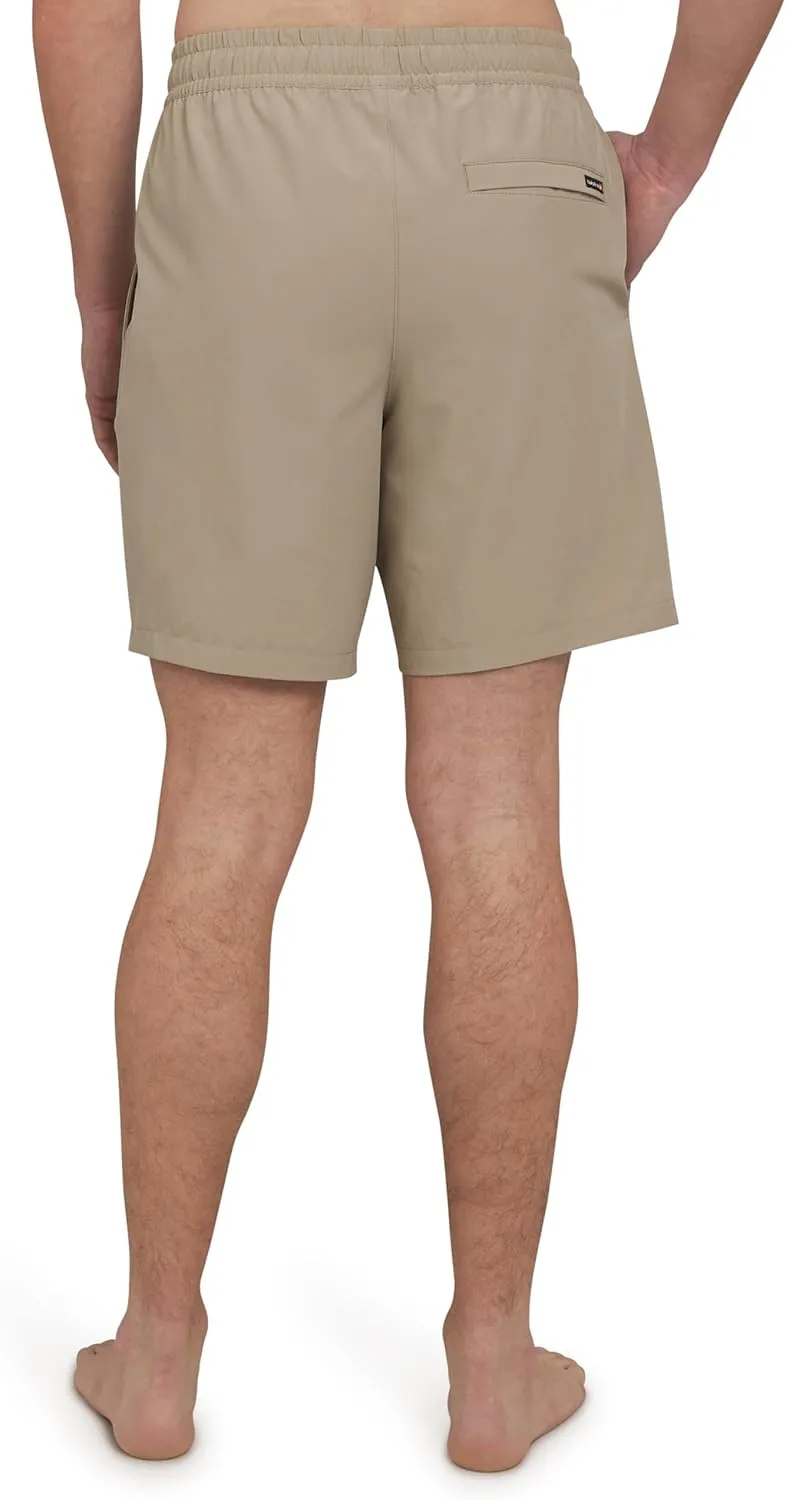 Quiksilver Men's Regular Fit Stretch Waist Water Friendly Active Hybrid Shorts (S-XXL)