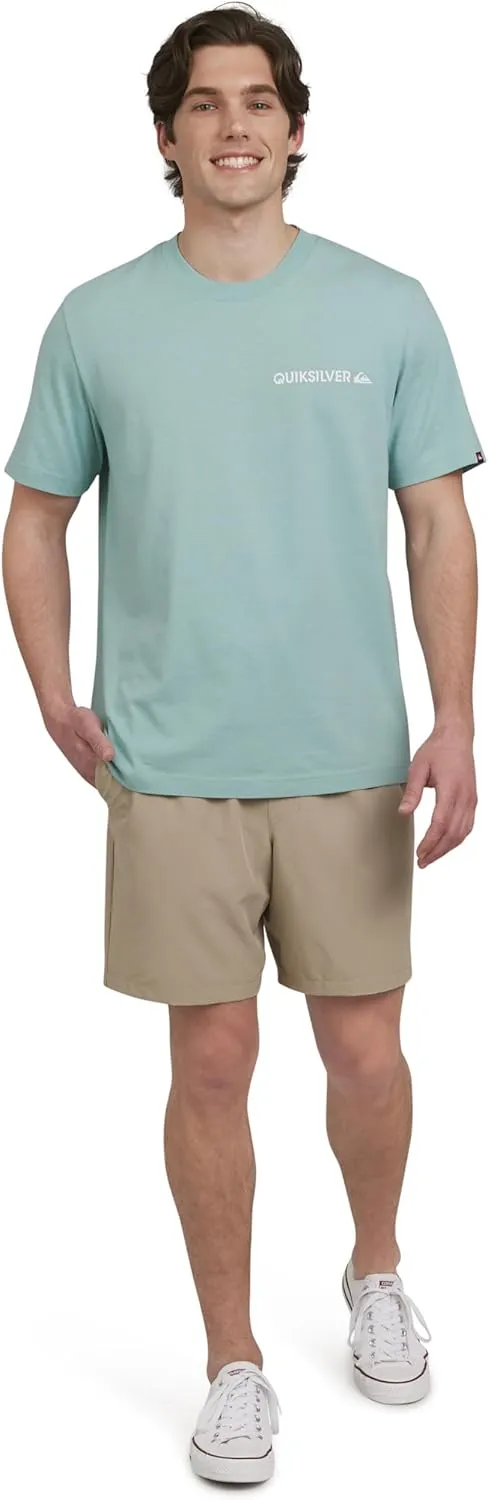 Quiksilver Men's Regular Fit Stretch Waist Water Friendly Active Hybrid Shorts (S-XXL)