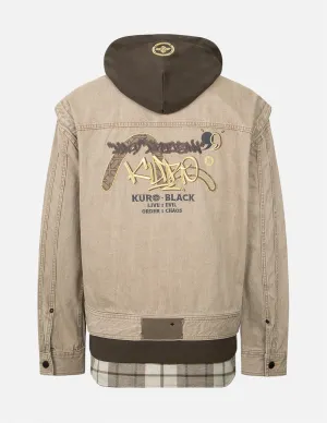 Seagull Inserted Mock 3-in-1 Denim Jacket