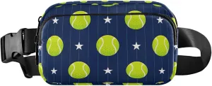 Sports Design Tennis Fanny Packs Women Waterproof Hip Bag Belt Pouch Bright Colored Travel Waist Bag