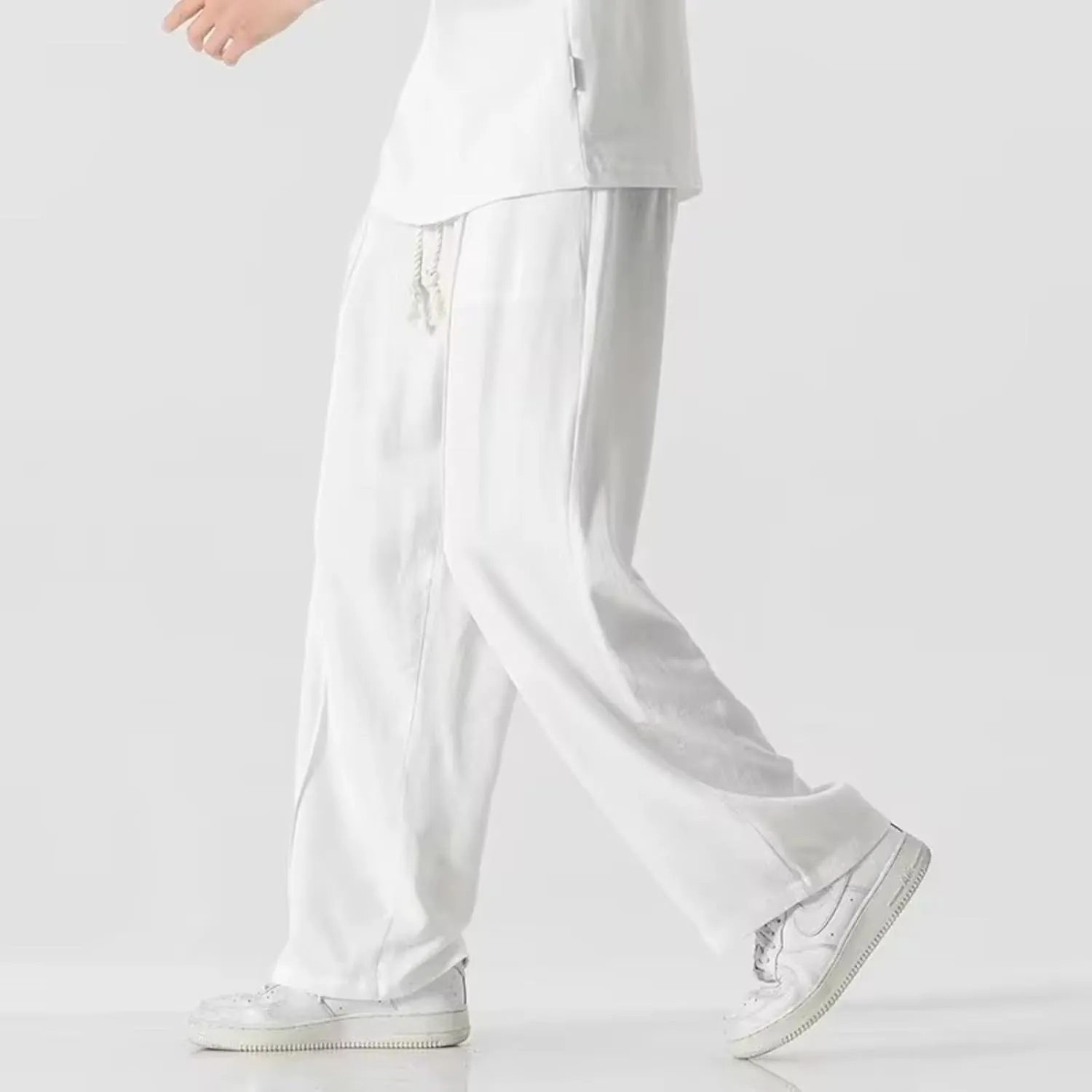 Spring and Summer Chinese Harem Jogging Pants Men's Straight Sweatpants Men's Casual Men's Pants
