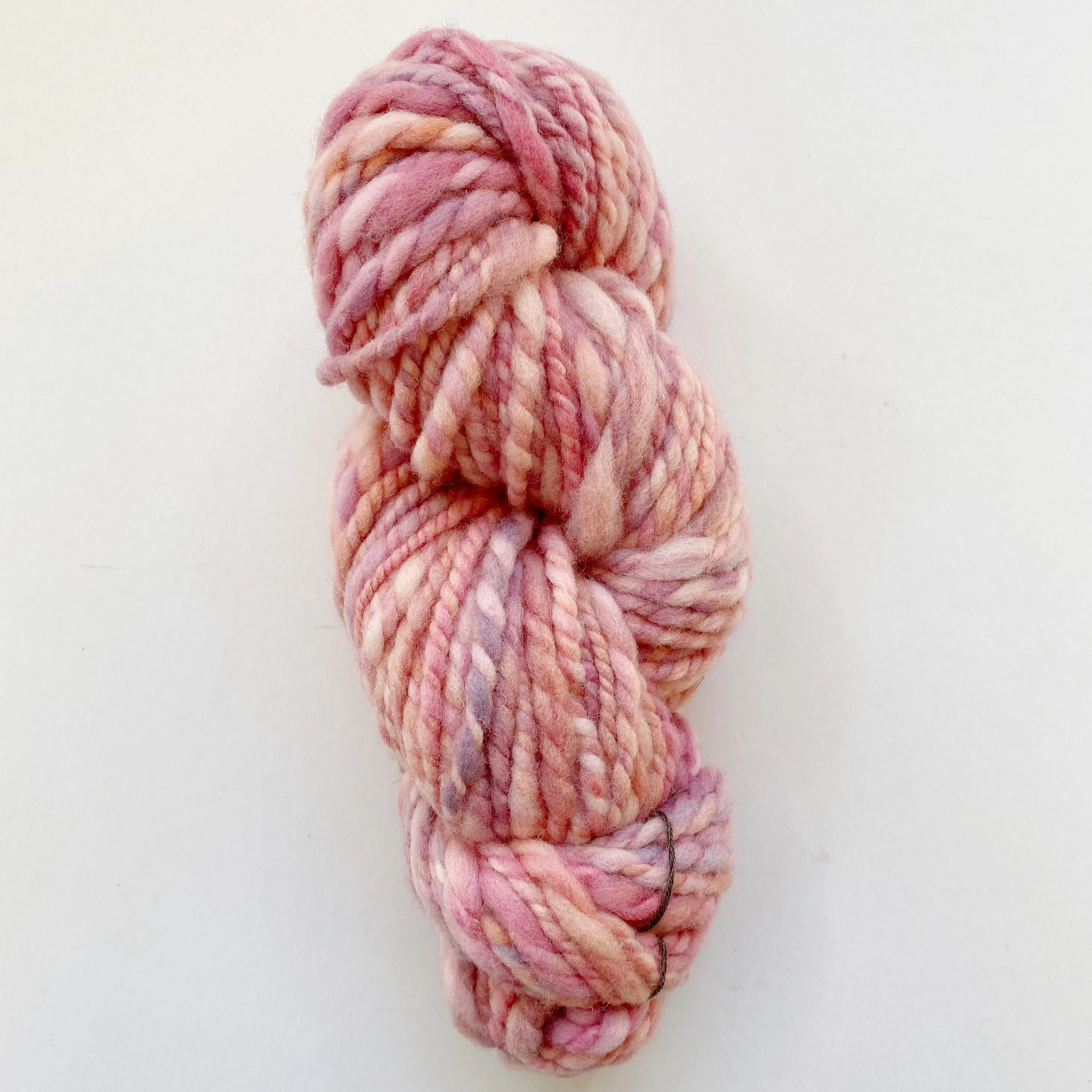 Sunset Hand-Spun Bulky Targhee Wool Yarn