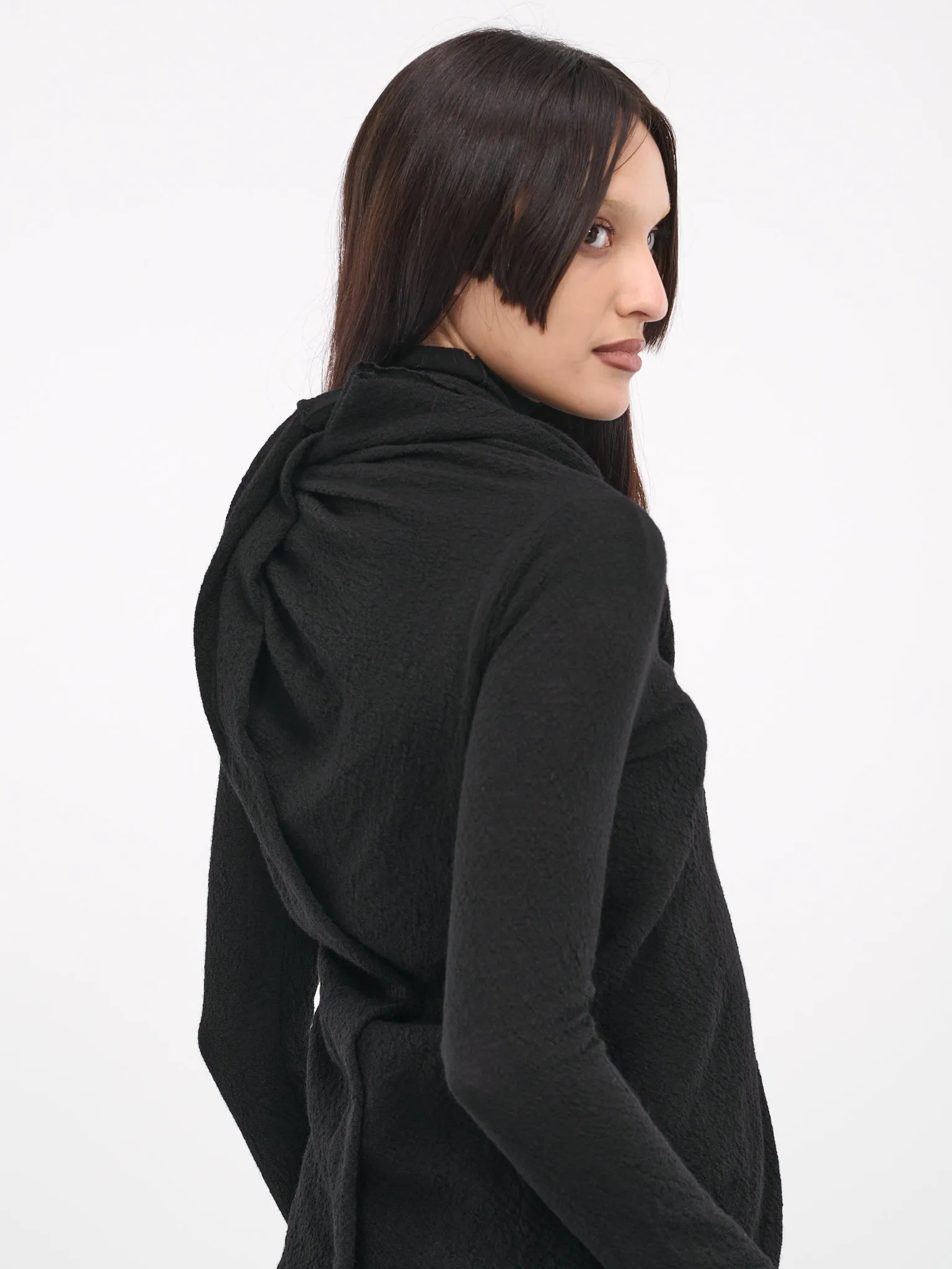 Twisted Cardigan (FJ-T18-177-1-BLACK)