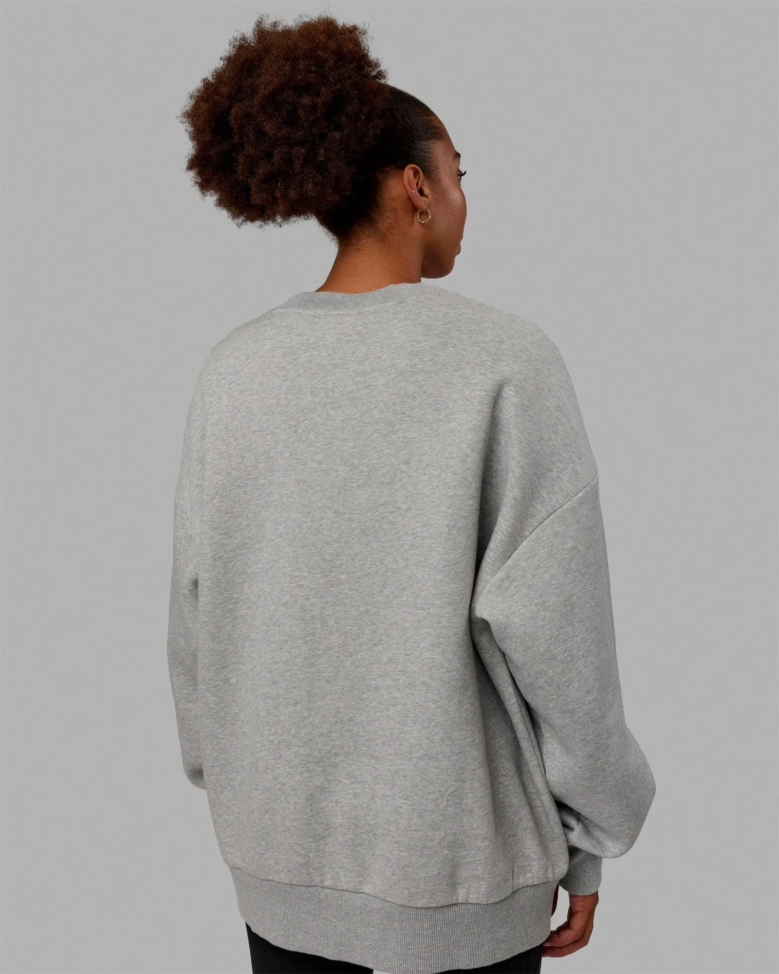 Unisex MVP Sweater Oversize - Light Grey Marl