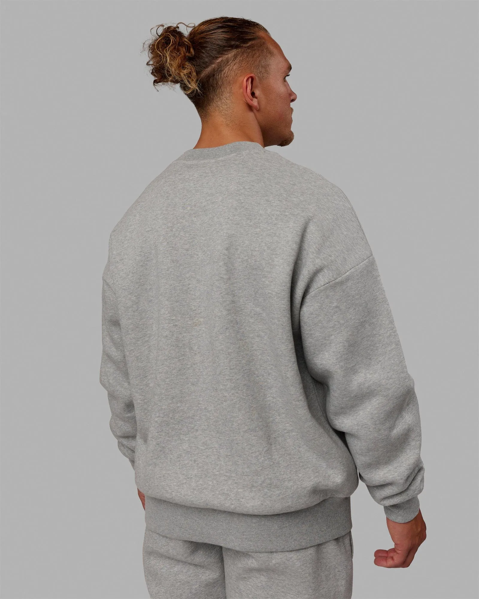 Unisex MVP Sweater Oversize - Light Grey Marl