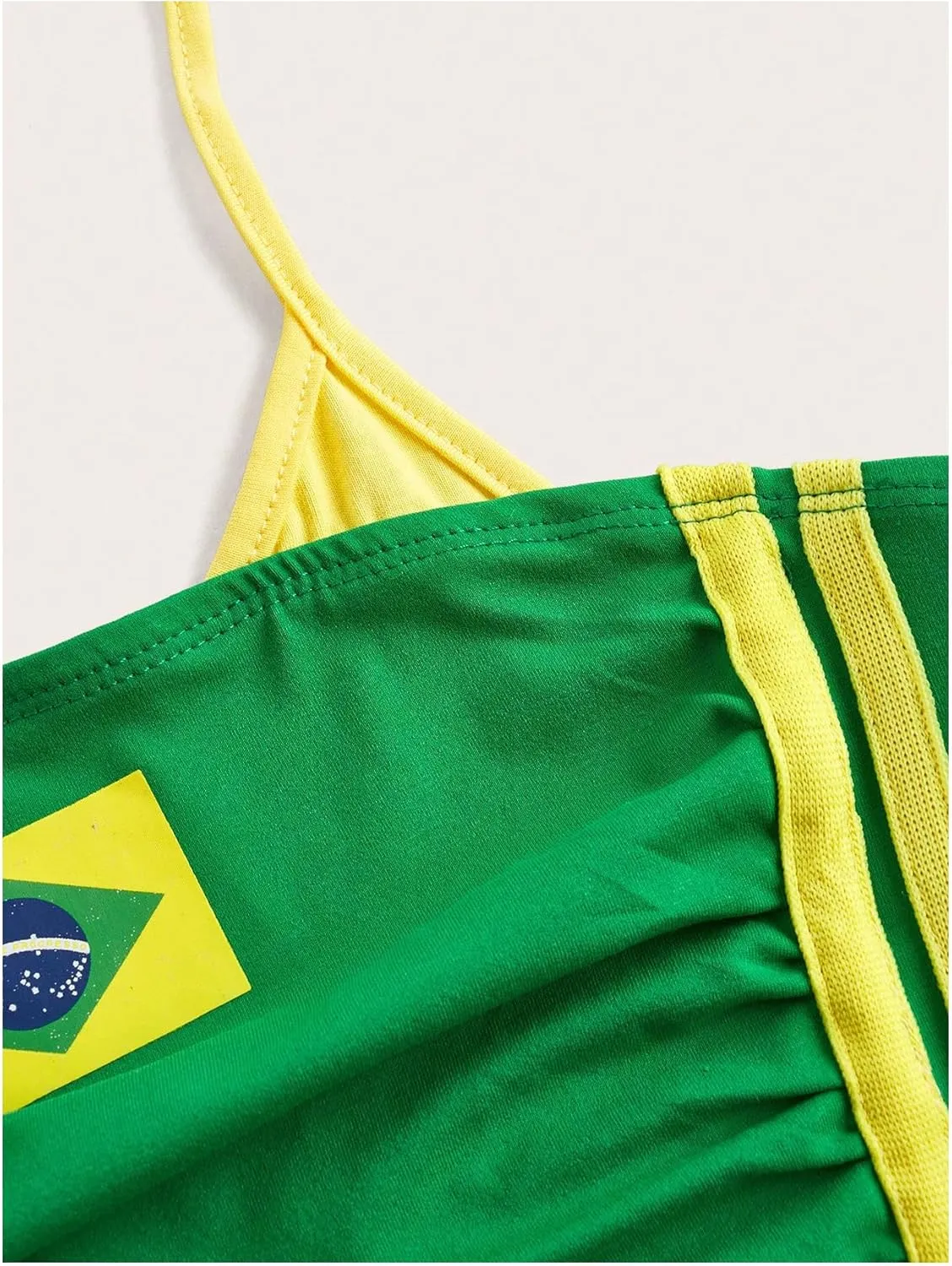 Women's Colorblock Graphic Halter Tank Top Backless Tie Knot Ruched Camisole Fitted Y2k Sport Crop Tops