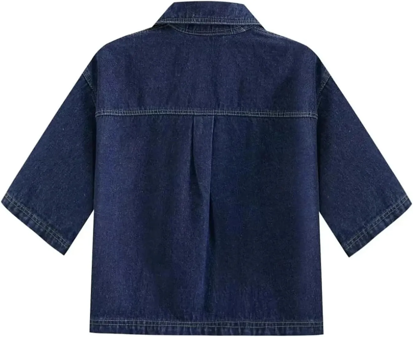 Women's Denim Jacket Set Summer Short Sleeves Pocket Denim Coat and Casual Lady Mini Skirt Shorts Sets