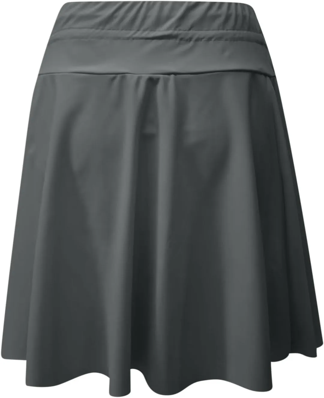 Women's High Waisted 15'' Swim Skirt Boxer Liner Quick Dry Bathing Suit Tankini Swimsuit Bottoms with Zipper Pocket