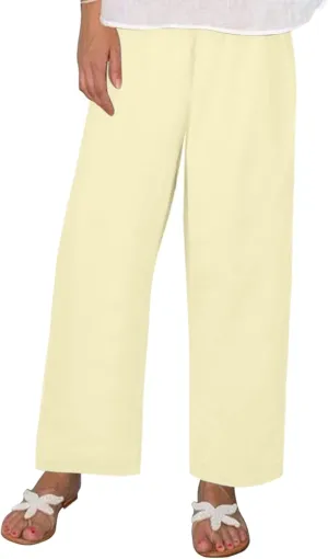 Womens Wide Leg Harem Pants Winter Lightweight Work Pants with Pockets Barrel Pants Fleece Lined