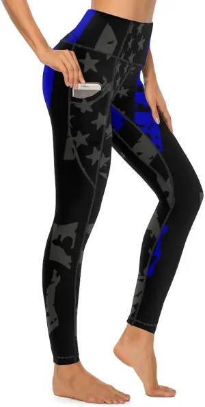 Yoga Pants for Women with Pockets High Waisted Tummy Control Running Sports Workout Yoga Leggings
