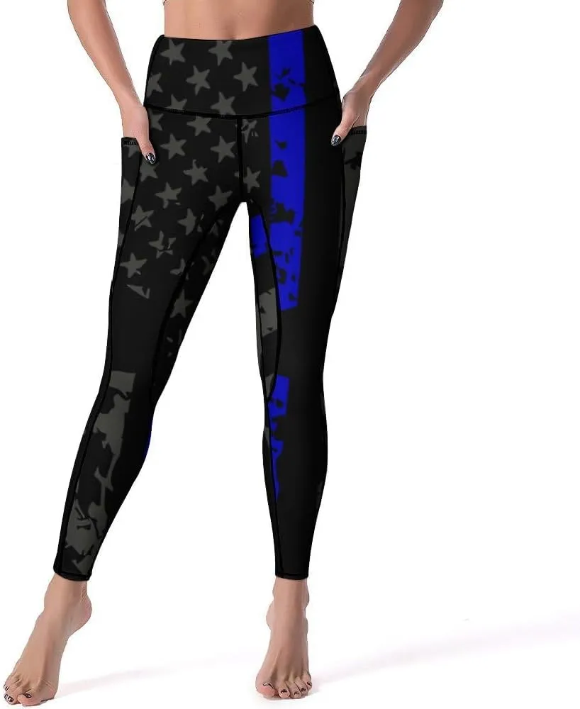 Yoga Pants for Women with Pockets High Waisted Tummy Control Running Sports Workout Yoga Leggings